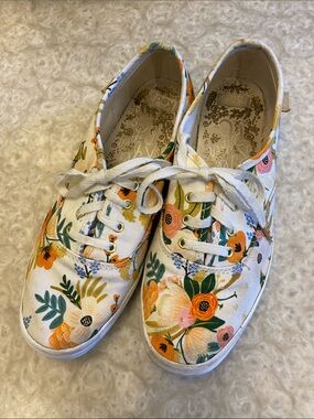 Keds x Rifle Paper shoes